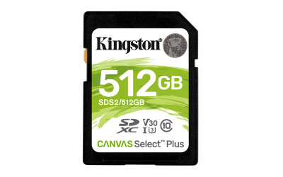 Kingston Canvas Select Plus SD - 512GB